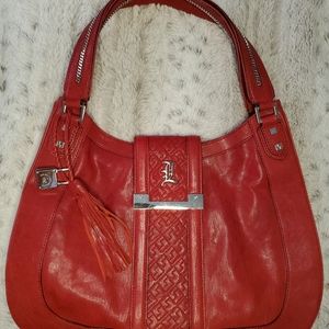 L.A.M.B. red purse